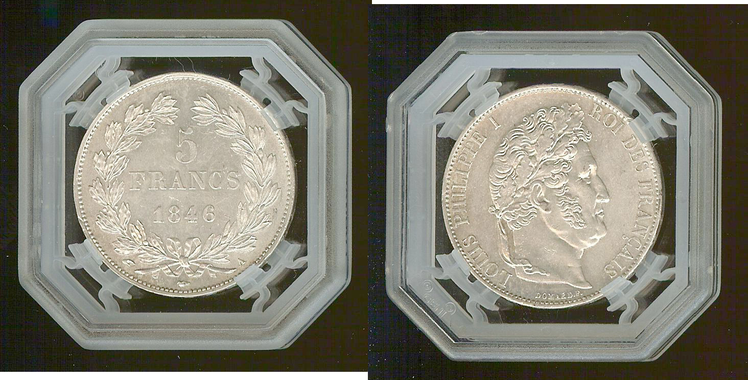 5 francs IIIe type Domard 1846 Paris SPL